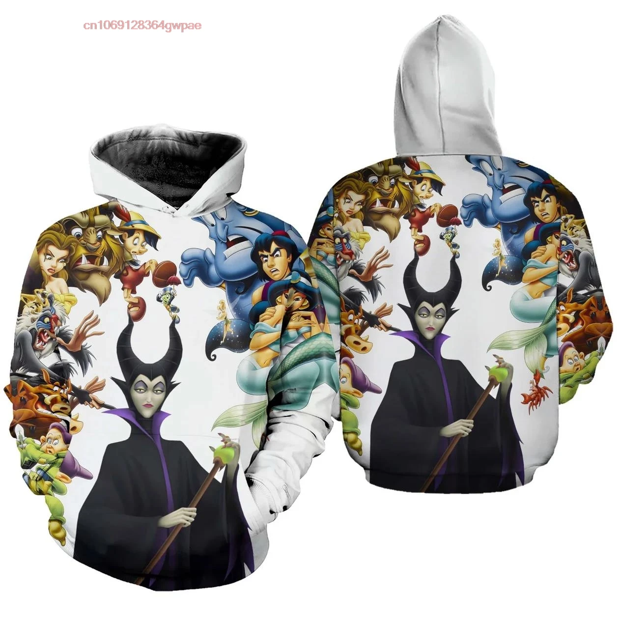 Maleficent Disney Halloween 3D Hoodie