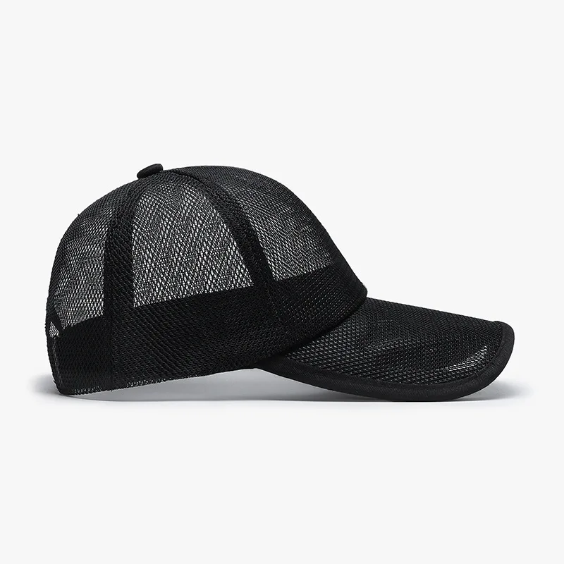Summer Men's Hat with Openwork Brim Breathable Mesh Baseball Cap Outdoor Sports Sun Protection Cap Women's Sun Hat