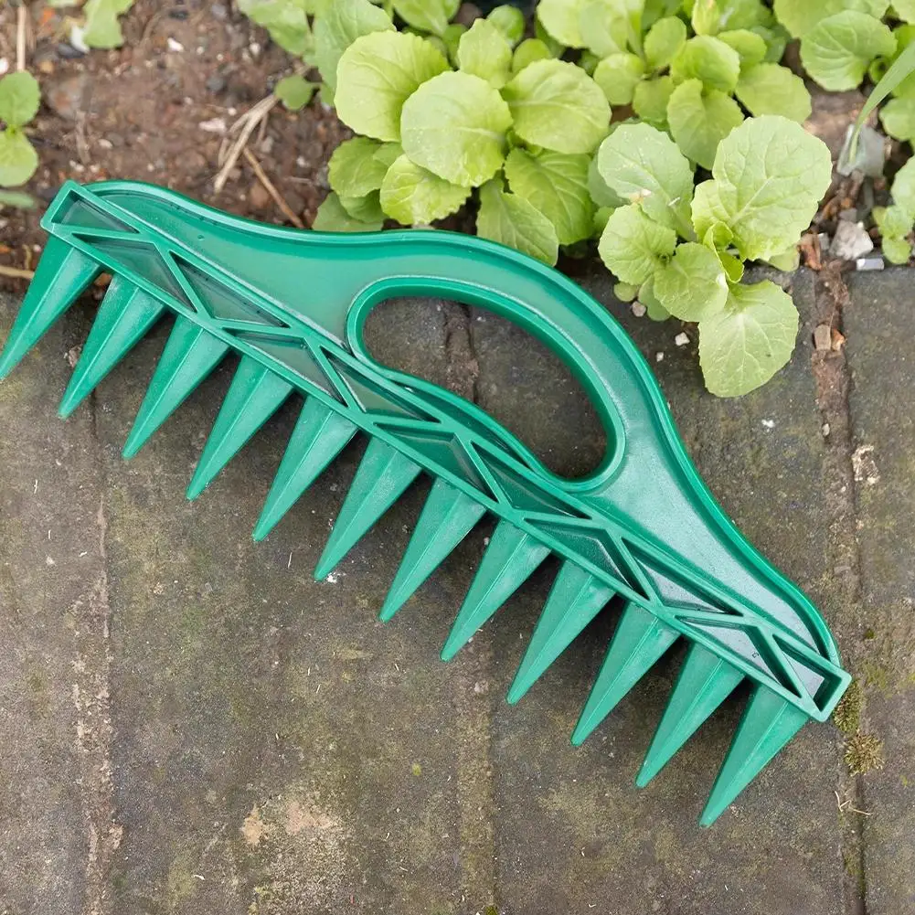 Manual Soil Sowing Drill Portable Seed Spreader Spacer Hole Puncher for Planting Vegetable Flower Seedling Gardening Tool