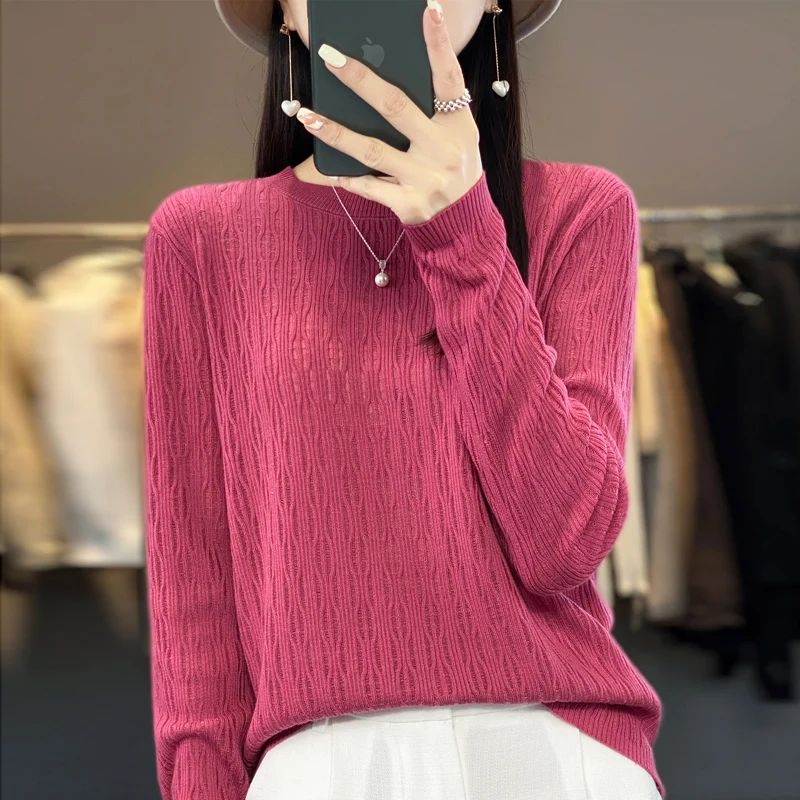 2023 Autumn and Winter Women\'s Cashmere Sweater Women\'s Pullover Knitted Cashmere Sweater Fashion Sweater Women