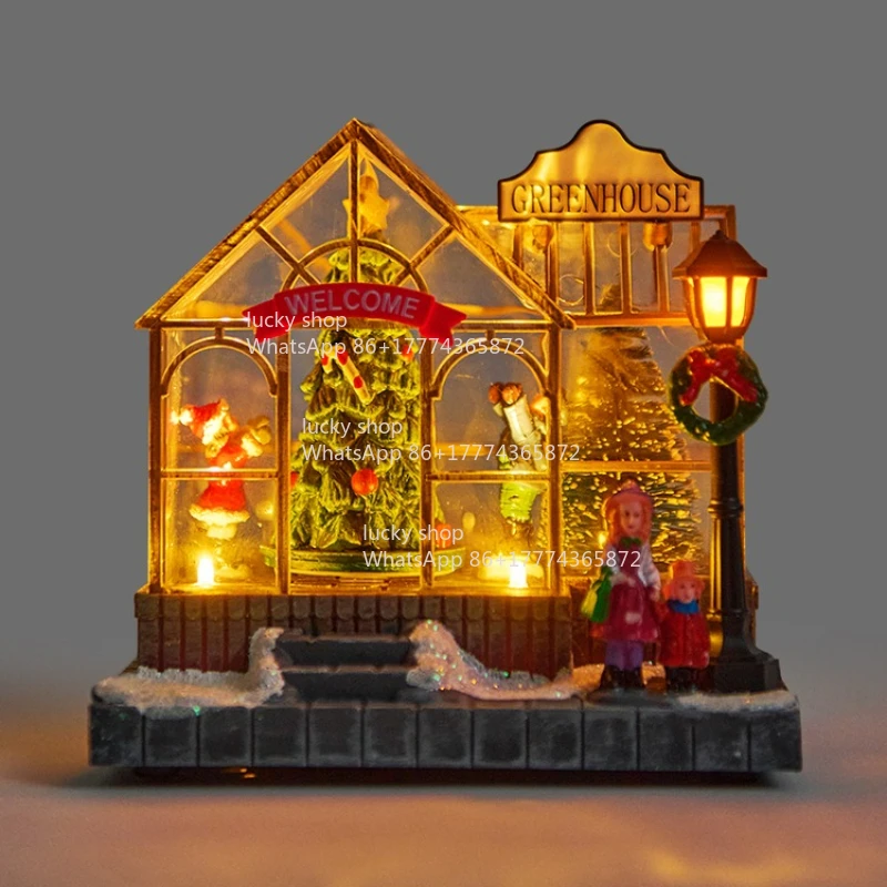 Lucky Grocery Store Give TA A Singing Music Little House Night Light Ambient Light Ornament Christmas Gift1105241158 Store