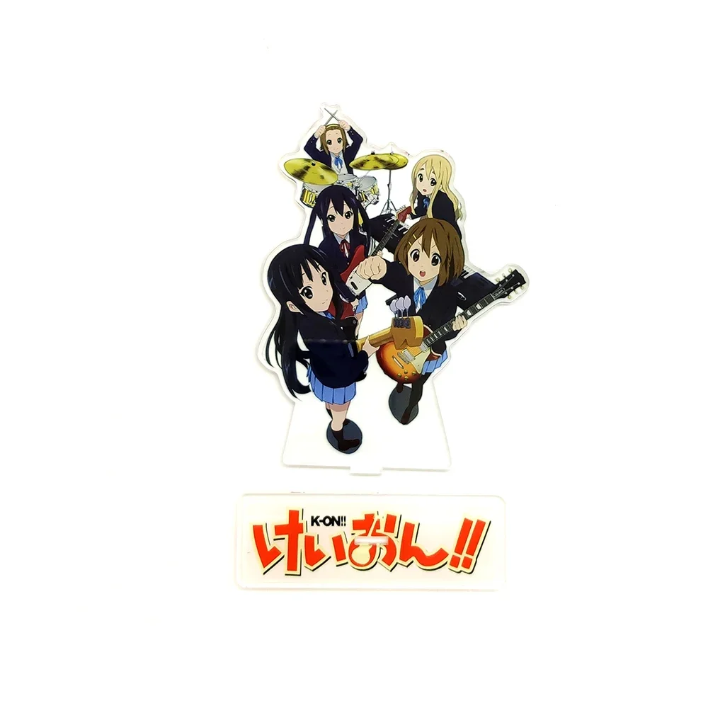 

group Yui Mio Ritsu Tsumugi anime acrylic standee figurines desk decoration cake topper