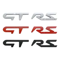 3D Metal GT RS Sport Logo Car Rear Trunk Emblem Badge Sticker for Renault Logan Clio Megane Kangoo 1 2 3 4 Captur Espace Twingo