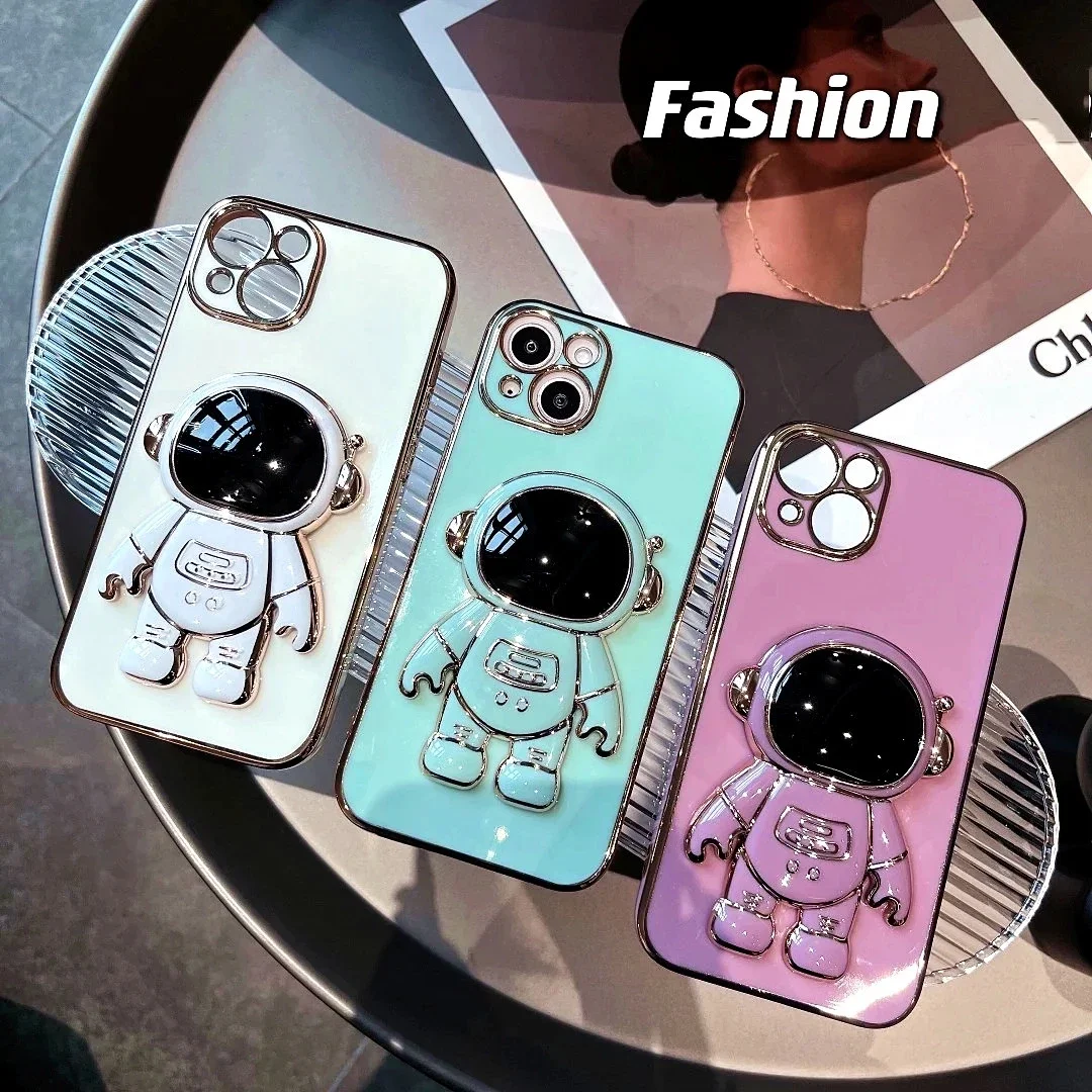 Astronaut Stand Case For Motorola Moto G85 G84 G54 G53 G23 G13 G82 5G G72 G62 G52 G42 G32 G22 G31 G60 G9 G8 Plus Power Lite Capa