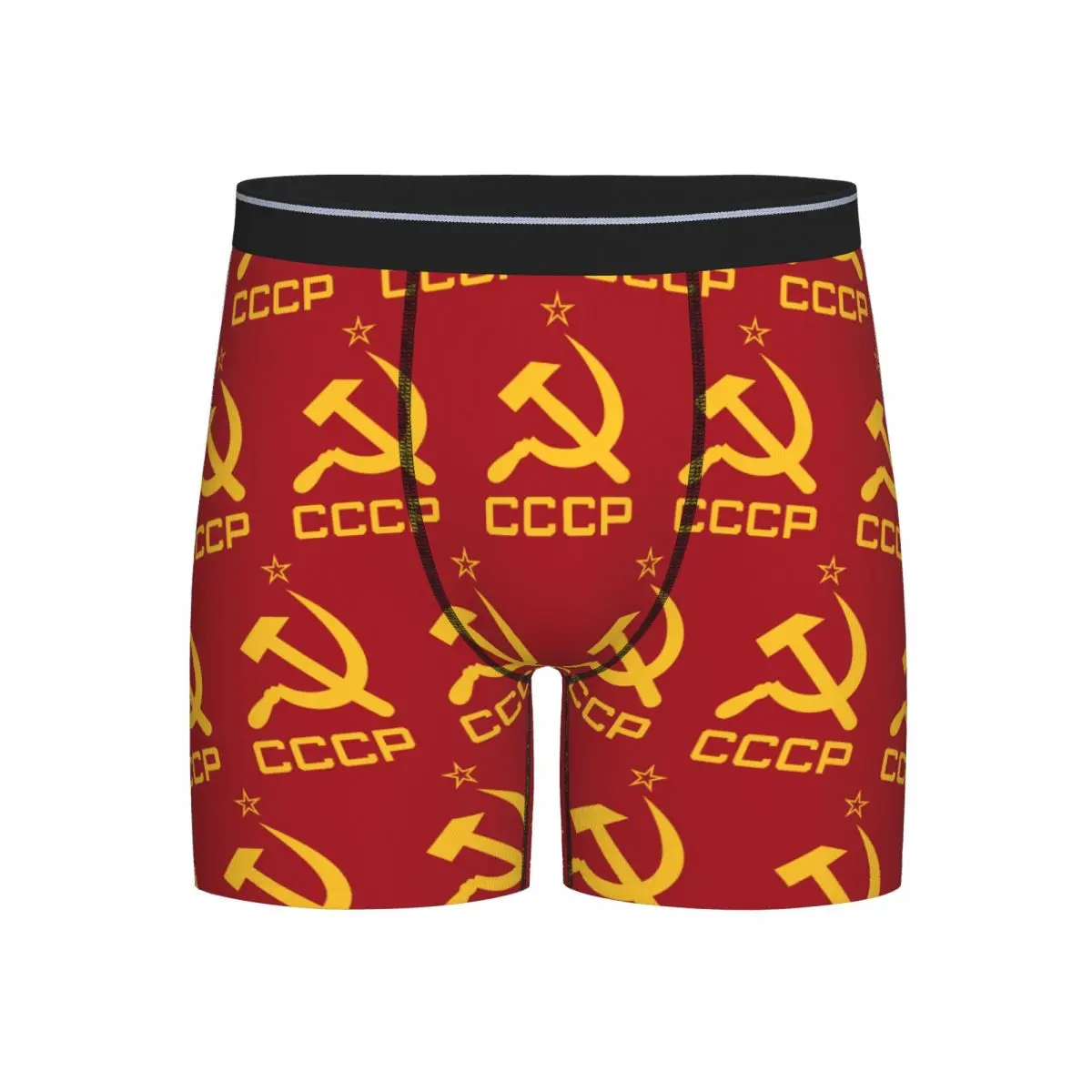 

Длинные трусы-боксеры, шорты CCCP Star-Soviet-Union USSR, мужские мягкие трусы для Homme, мужской подарок бойфренду