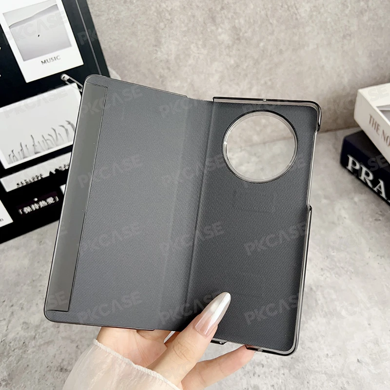 PKCASE Stoßfeste Armbandhalterung Flip-Lederhülle für Honor Magic V5 V3 V2 Vs3 Vs2 Smart Sleep Wake Cell Lederhülle – Detail 7