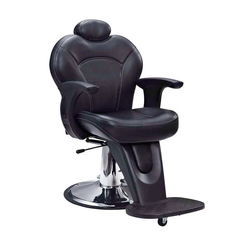 Liftable, Pedal Board, Retro Barber Chair Inverted Men's Barber Salon Chair