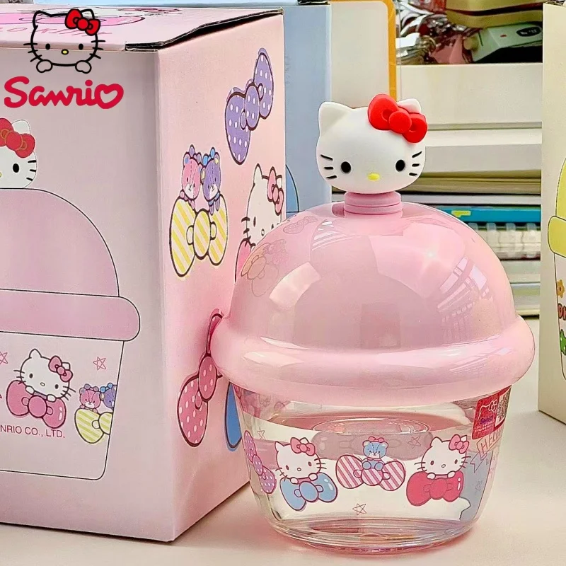 New 250ml Sanrio Water Bottle Cinnamoroll Kuromi My Melody Fitness Portable Straw Water Cup Plastic Cup Water Cup Milk Cup Cute