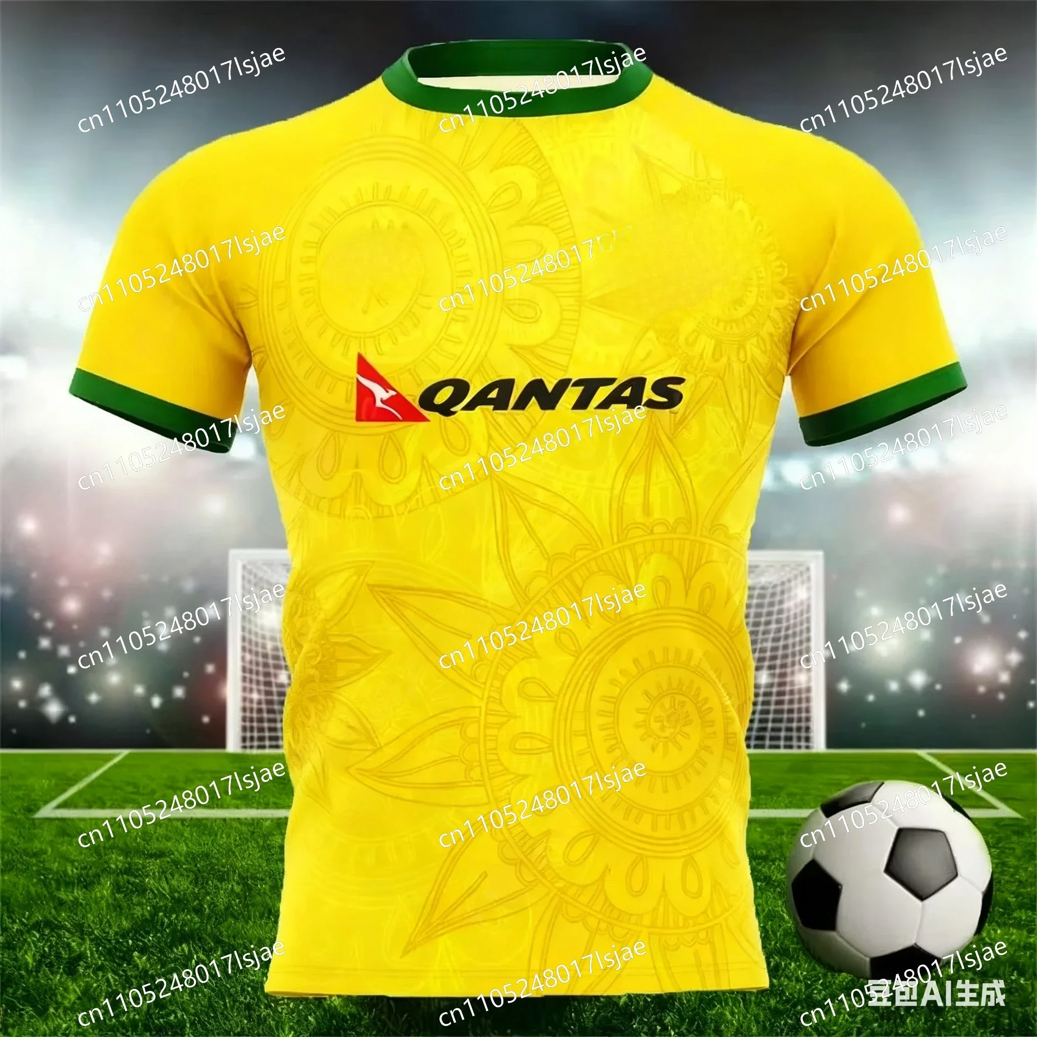 2025-26 Wallabies أستراليا المنزل قميص الرجبي في الهواء الطلق سريعة الجافة لكرة القدم جيرسي للجنسين الصيف الكلاسيكية عادية فضفاض تي شيرت الملابس #1