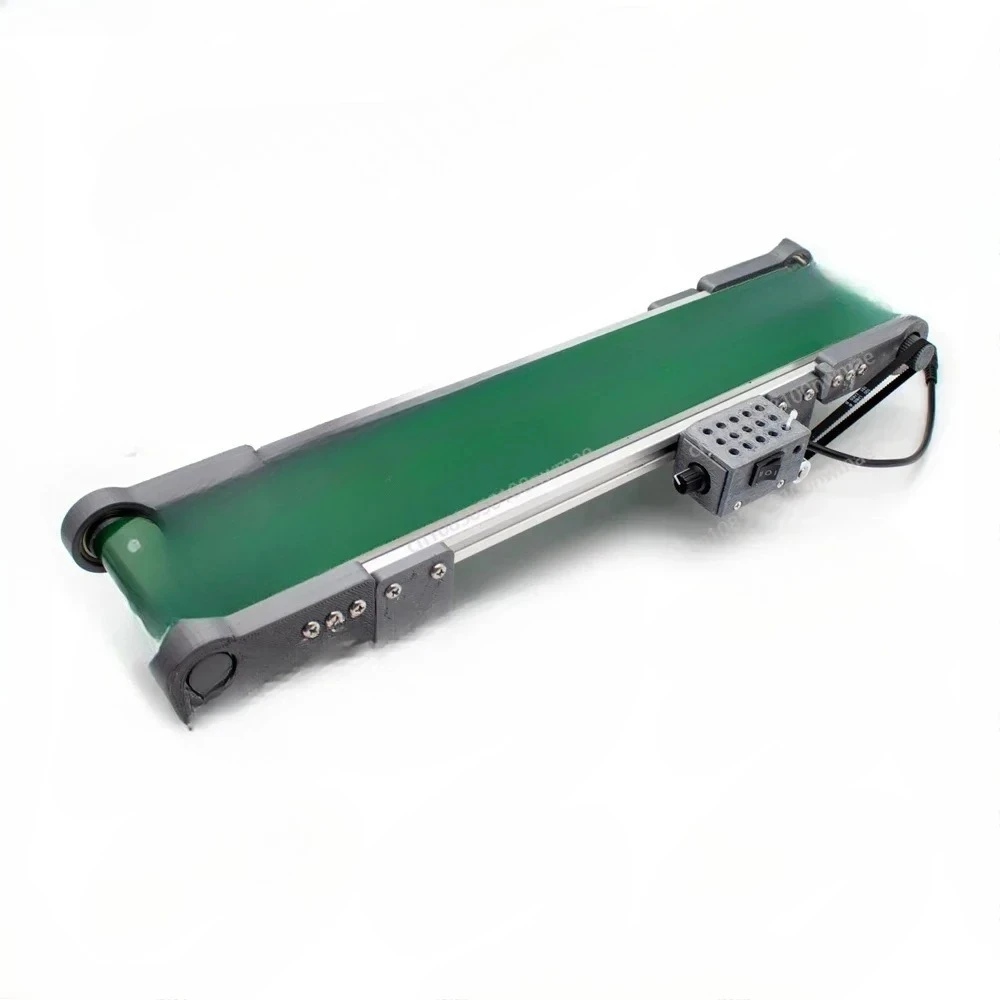 DC 12V Electric Desktop Conveyor Belt Technology Production Elevator Model Friction Experiment Device Speed Adjustable 0-116RPM