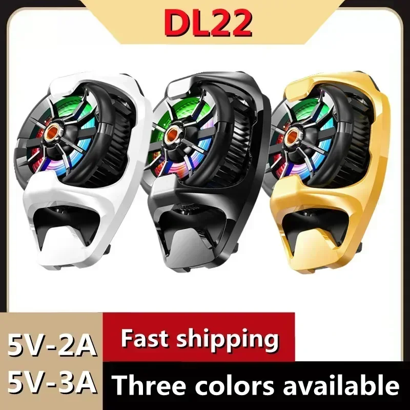 DL22 MEMO 2024 NEW Mobile Phone Semiconductor Back-clip Cooling Radiator 15W High-power PUBG Game Cooler for IPhone IOS Android