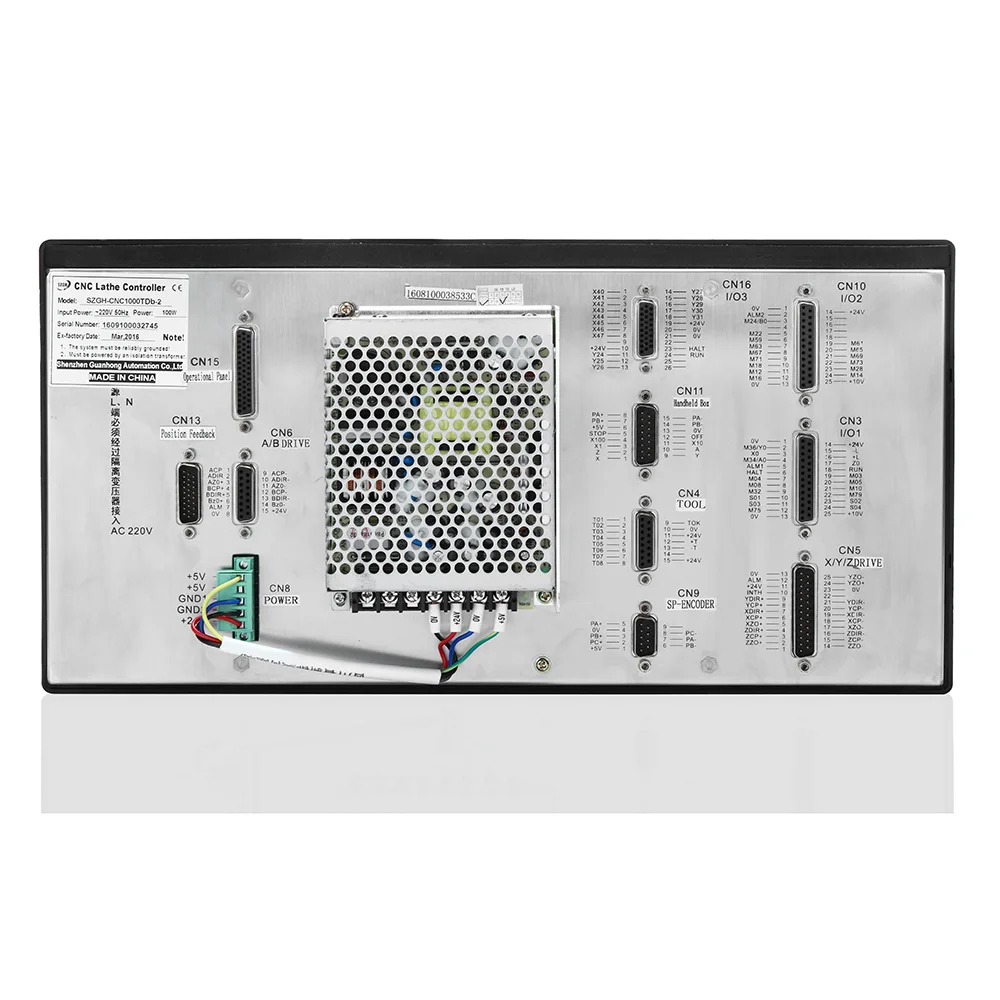 Soluzione totale con supporto USB ATC, divertimento PLC pratico tornio CNC a 4 assi che gira controller CNC, CNC1000TDb-4 per tornio e tornio