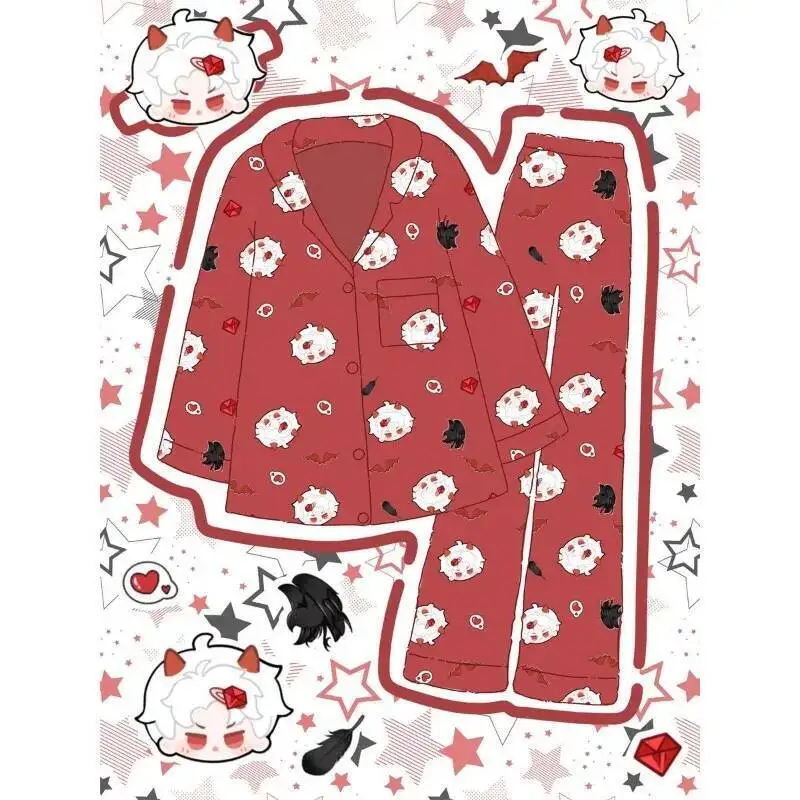 الحب والمساحة العميقة تأثيري سيلوس رافاييل زين كاليب ربيع الخريف بأكمام طويلة باماس ملابس المنزل بلايز السراويل ازياء