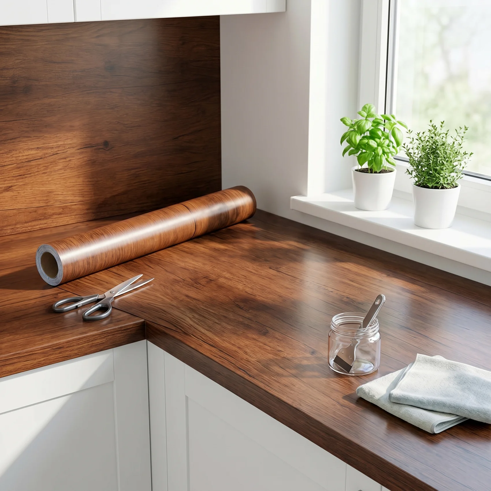 Brown Wood Grain Contact Paper Peel and Stick Removable Vinyl Wallpaper Self Adhesive Film for Kitchen Cabinets Furniture Decor