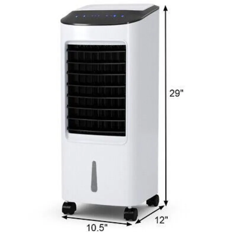 Costway Evaporative Portable Air Cooler Fan Humidifier w/ Filter Remote Control