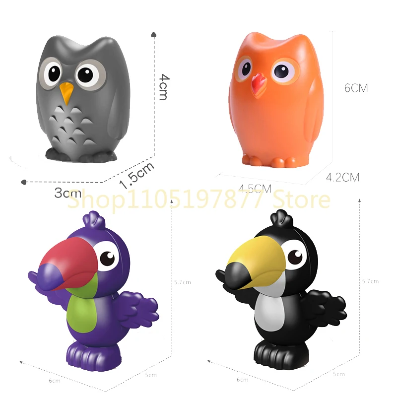 MOC Large Building Blocks Scene Character Accessories Zoo Lions Tigers Ducks Cats Animal Set Assembly Kid toy Gift Big Size A016