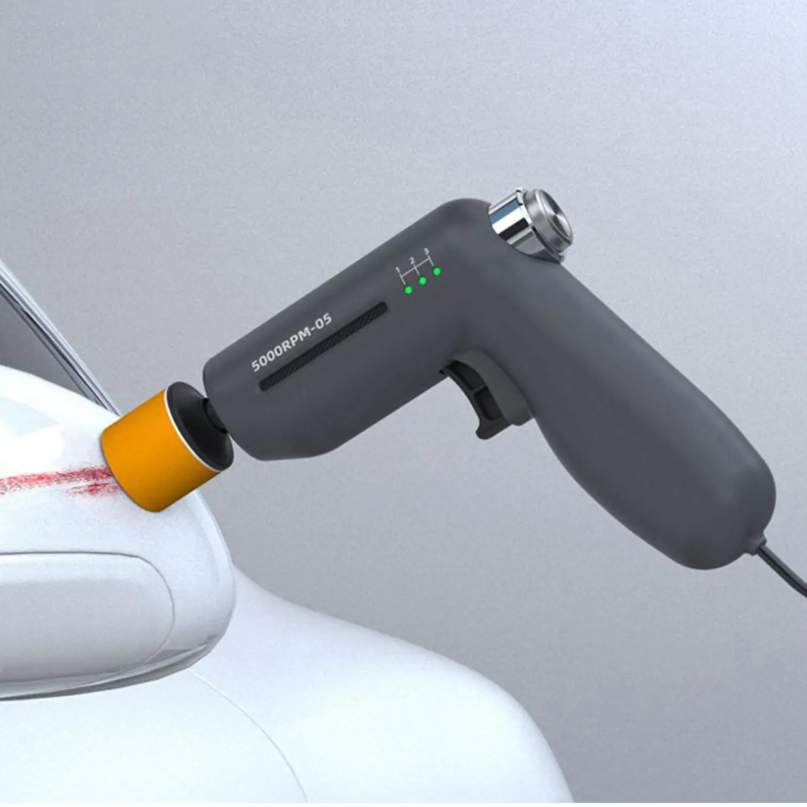 Mini Polerka Samochodowa 12V Wielofunkcyjna Ergonomiczna Maszyna do Woskowania Samochodów Polerka do Usuwania Rys do Woskowania Samochodów do Przyczep Kamperów Ciężarówek