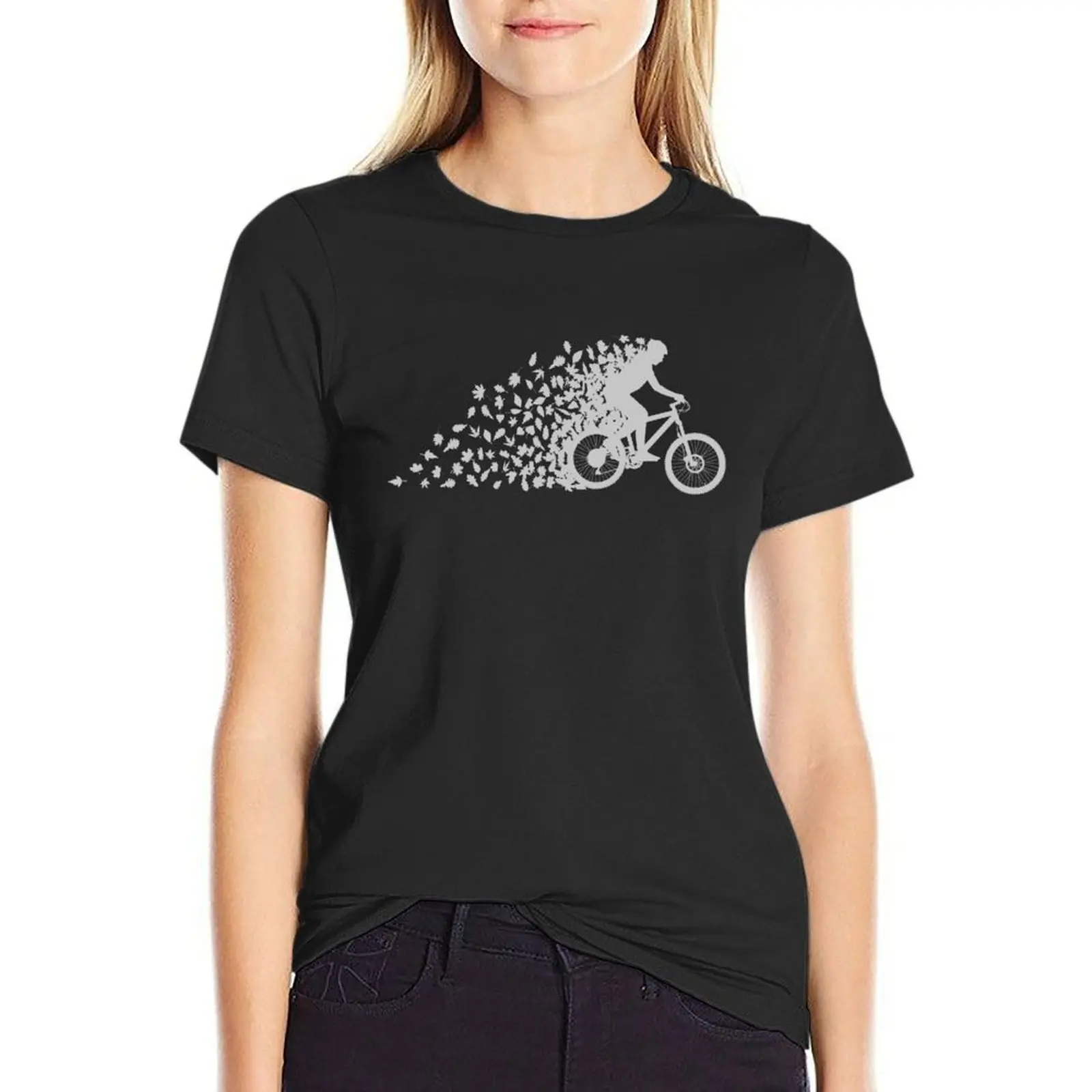 

Leafy Trail T-Shirt Short sleeve tee new edition vintage clothes cropped t shirts for Women