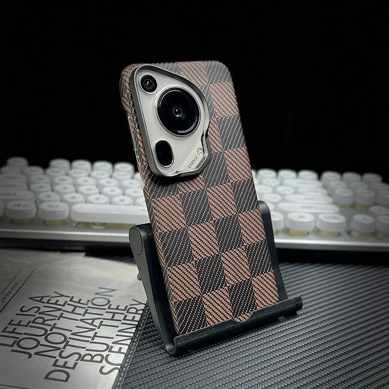 ACC-Real Carbon Fiber Phone Case for Huawei Pura 70Pro Ultra-Thin Aramid Fiber, Ultra-Thin and Ultra-Light, Anti-fall cove