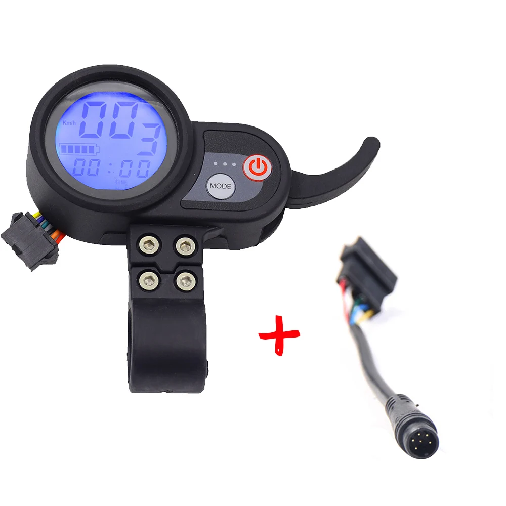 JIPIN Brushless Controller 48V 25A 500W Motor Starter JP LCD Display Throttle Switch for Zero 8 Electric Scooter Accessories