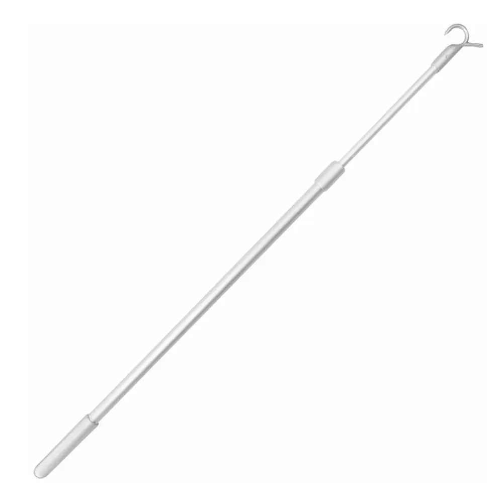 24 Inch Adjustable Blind Wand Telescopic Aluminum Curtain Rod Manual Tilt Control Stick Durable Home Window Shade Hardware