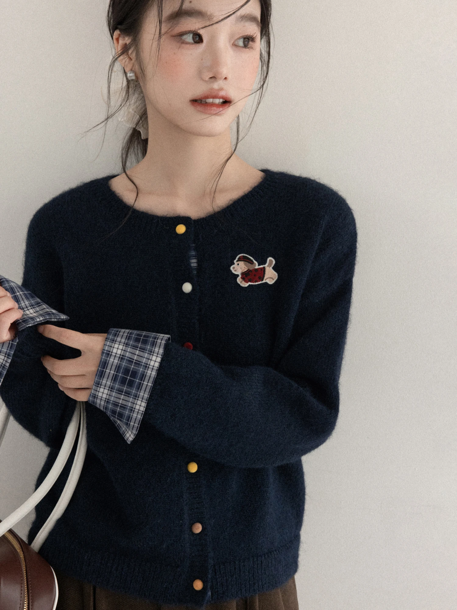 

Loose Knitted Color Blo Sweater Women's Winter Faion Casual Sle Warm Thermal Outerwear Yarn Cosition Polyester Nylon...