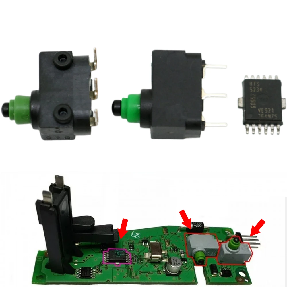 ELV Steering Wheel Column Lock Actuator Control Micro Switch Relay Kit For Audi A4 A5 2008-2015 A7 2011-2017