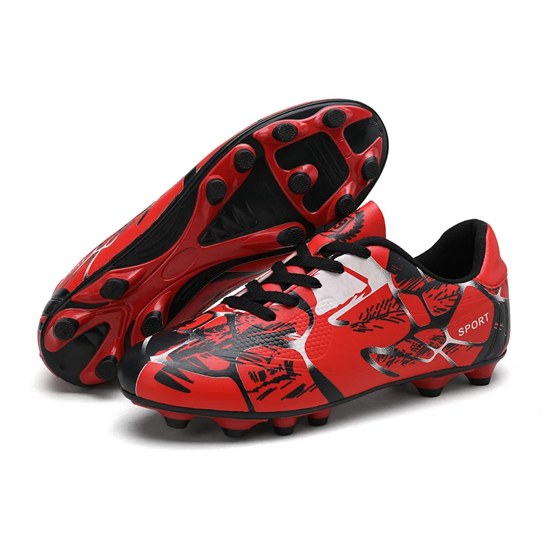 Scarpe da calcio per unghie lunghe per adulti per bambini scarpe sportive da allenamento complete per studenti all\'aperto scarpe da calcio da prato