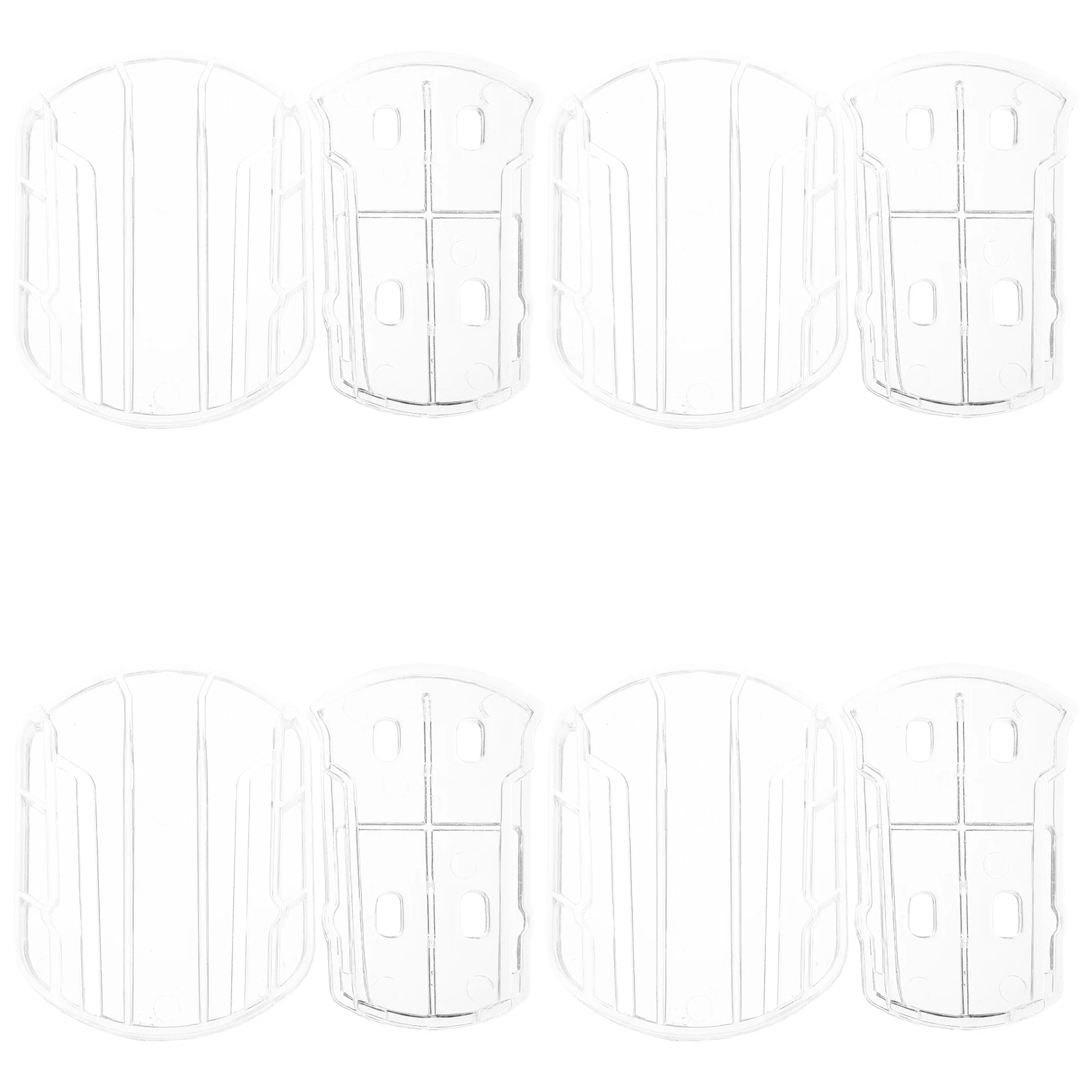 

4pcs Car Roof Decoration Base Transparent Adhesive Vehicle Roof Mount For Exterior Universal Weather Resistant Automotive
