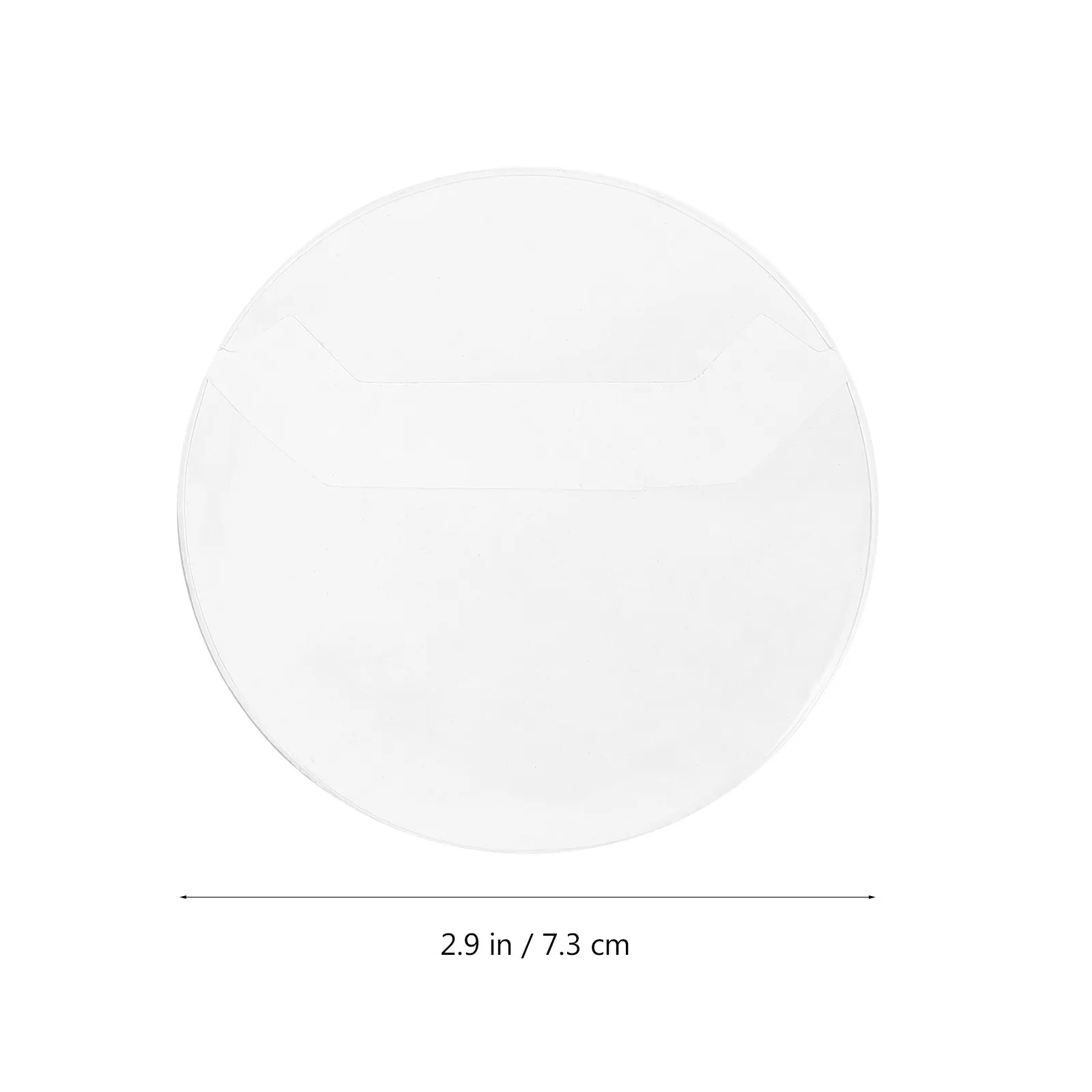 20Pcs PVC Badge Storage Cover for Coin Medals Collection Display Holder Transparent Anti-Oxidation Protector Case