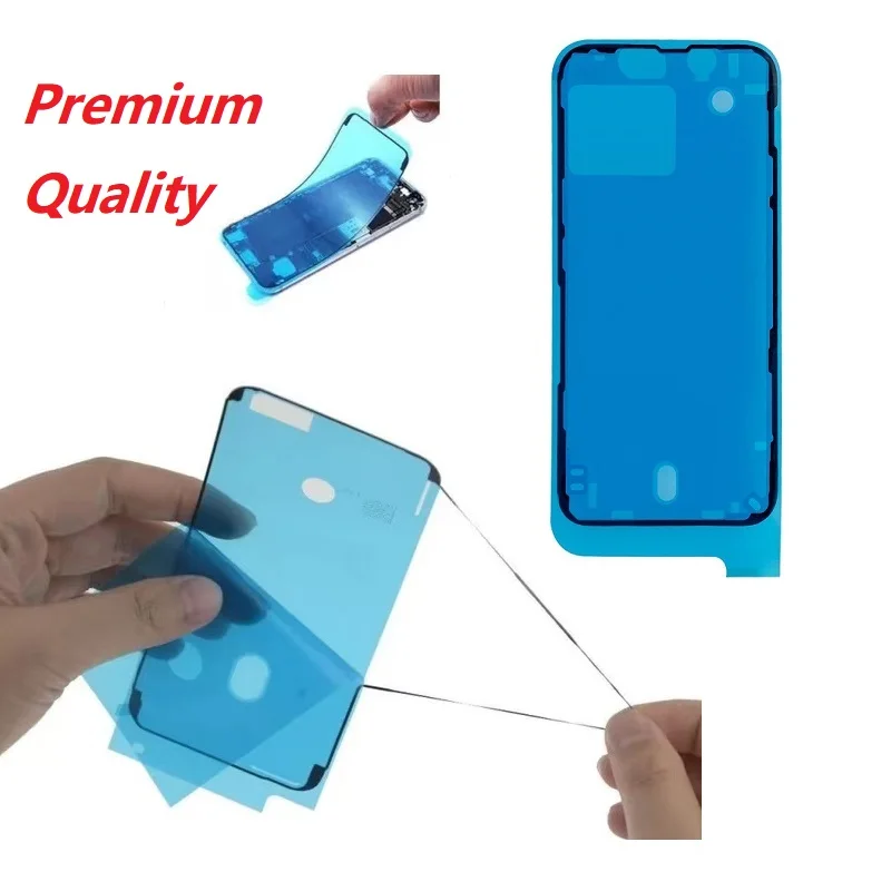 

10 шт. OEM водонепроницаемая наклейка готового качества, клейкая лента для уплотнения рамки ЖК-экрана, запасные части для iPhone 11 12 13 XS XR Pro Max