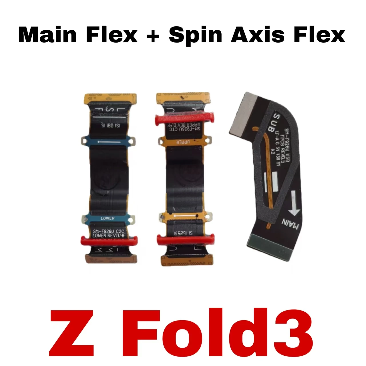 Spin Axis Flex Cable for SamSung Z Fold 2 3 4 5 6 F916 F926 F936