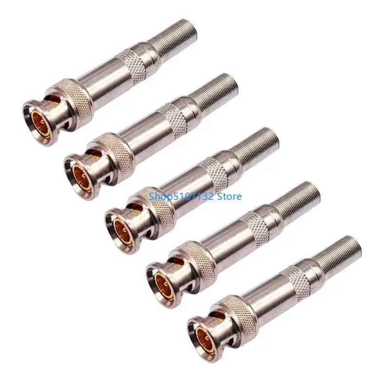 87HD Welding BNC Monitoring Video Cable Connector Male Female Butt Joint Joint Equipment Fitting Accessories