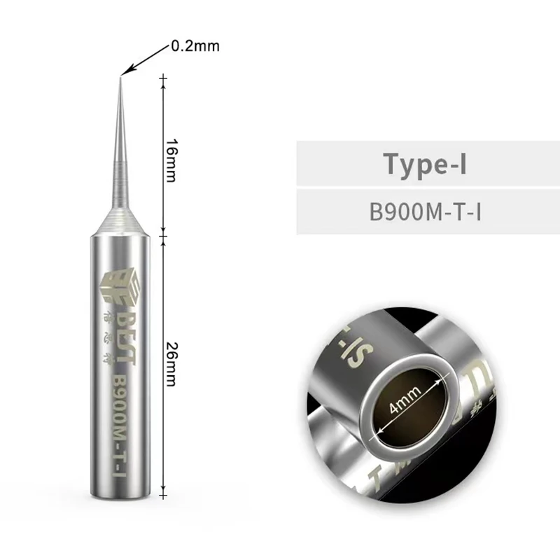 BEST 900M-TI 900M-T-IS Oxygen Free Copper Flying Wire Soldering Iron Head Suitable For PCB BGA IC Chip Repair Welding Tool Kit