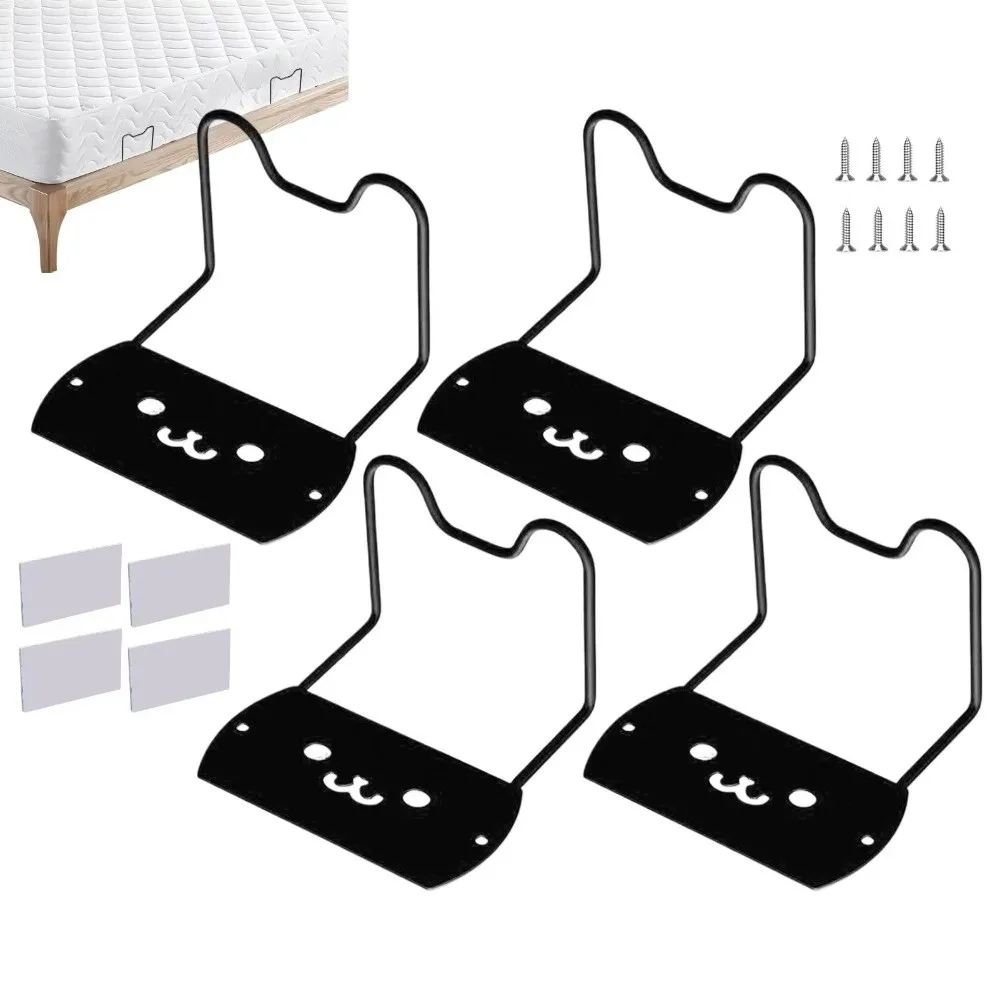 Secure Metal Anti Slip Mattress Gripper No Punching Gripper Mattress Holder Bed Frame Stopper Bed Frame