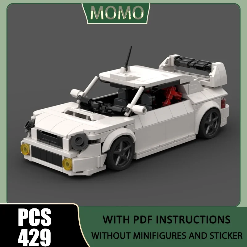 Super Sports Car Moc Building Blocks WRX STI Champion Speed Cars Model Technology Brick Assembly Construction Christmas Toys