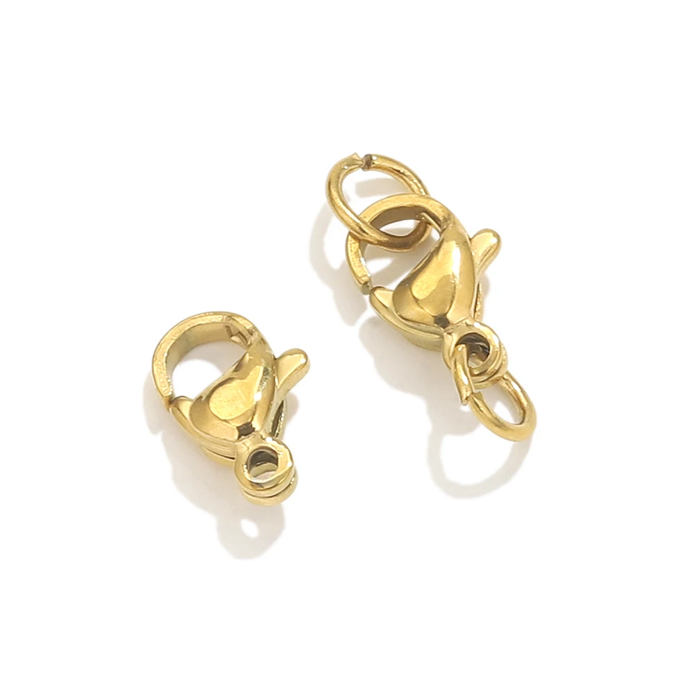 20pcs Stainless Steel Lobster Clasps For Bracelet Necklace Findings Clasps Connectors DIY Jewelry Making Accessories Craft image 4