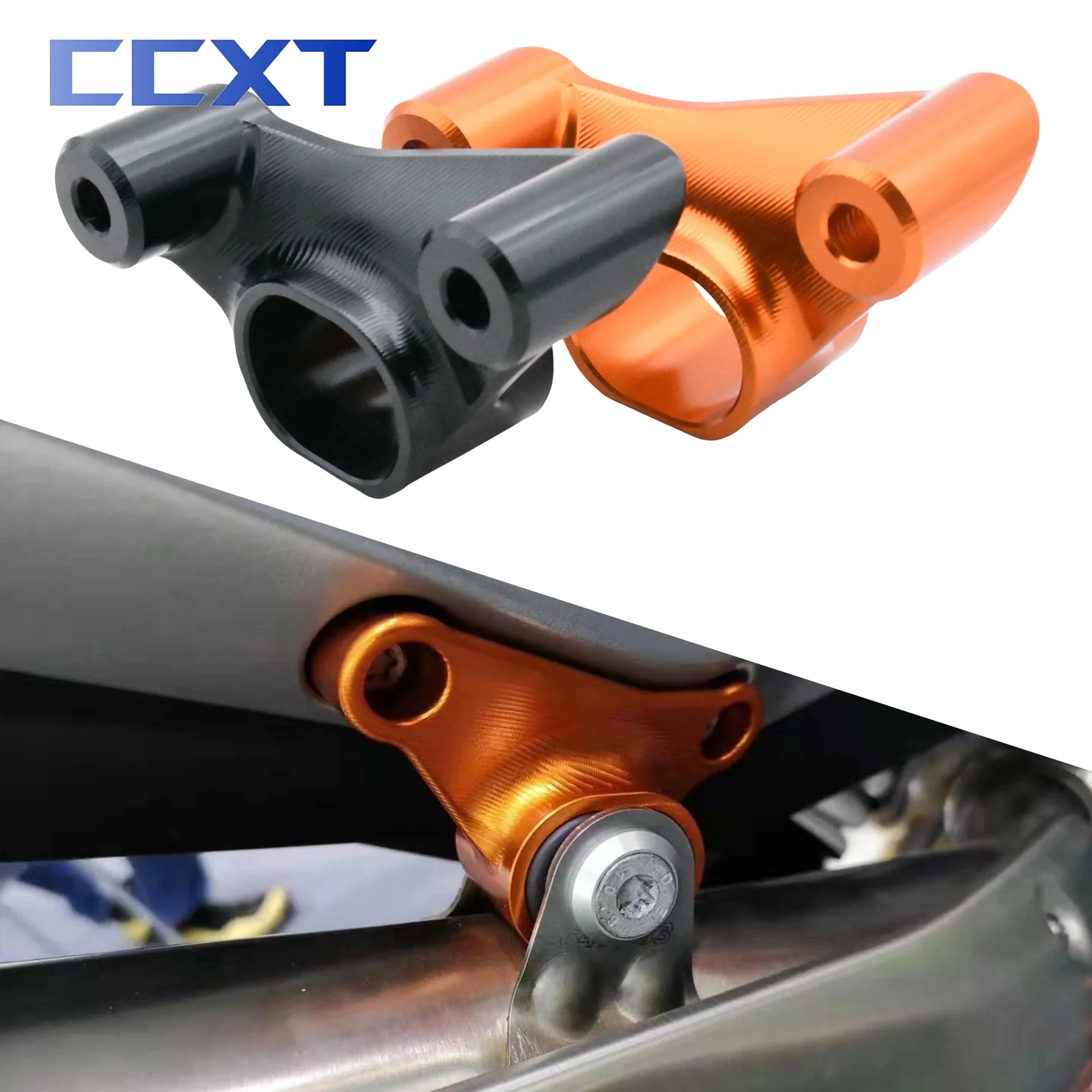 

For KTM Duke 890 790 790R 890R DUKE790 DUKE890 2018-2026 Exhaust Pipe Hanger Bracket Fixed Ring Support Muffler Holder Stand