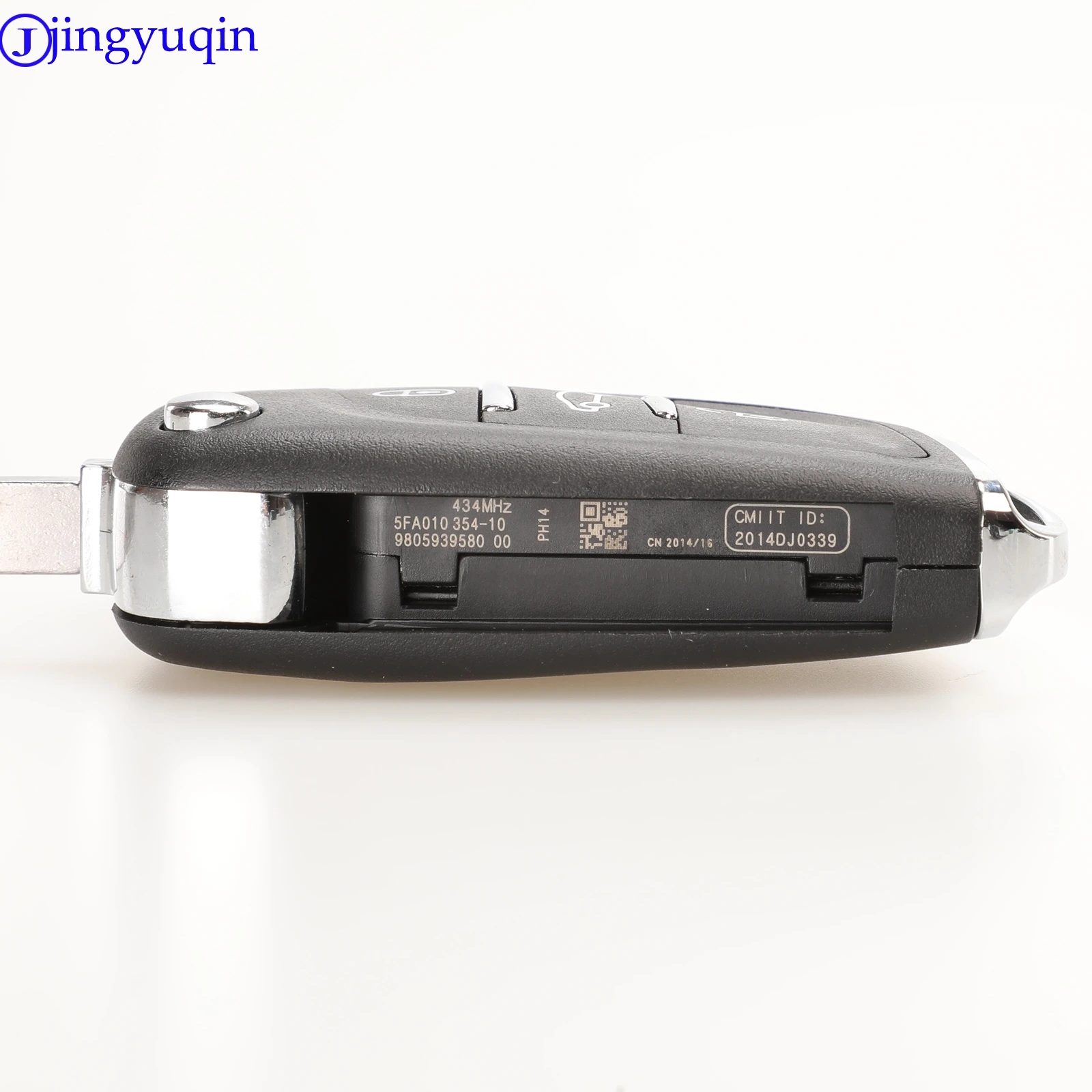 jingyuqin CE0523 Modified Key Shell For Peugeot 306 407 807 Partner For  Remote VA2/HU83 Blade Entry Fob Case 2/3 Button