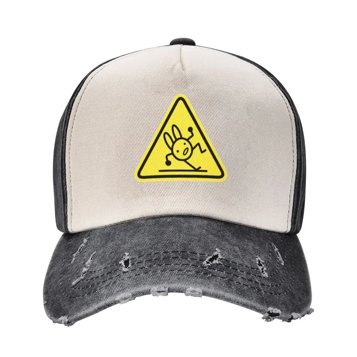 Squeeker Wet Floor Sign Baseball Cap Anime Hat New In The Hat fishing hat Women Hats Men's