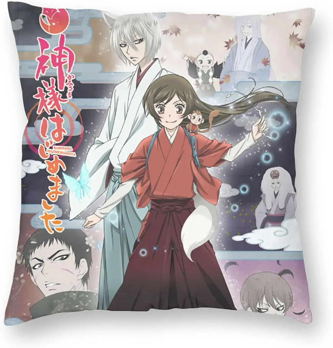 Kamisama Kiss Throw Pillow Covers Pillowcases Square Anime Decorative Covers Cushion 16