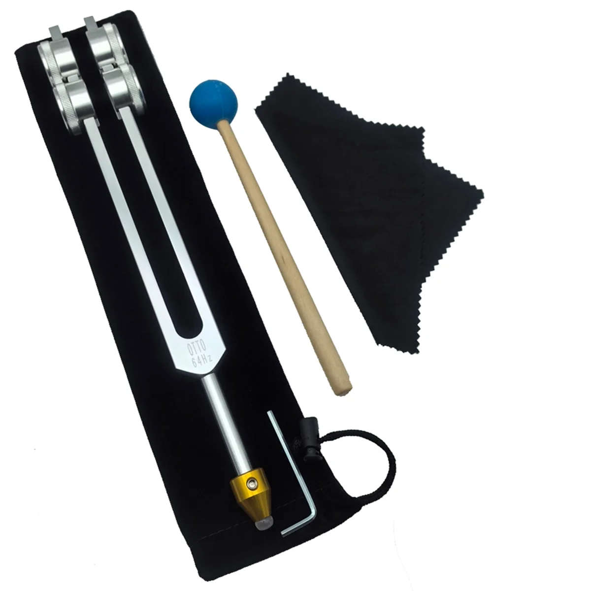 Tuning Fork Set,OTTO64HZ Tuning Forks with Base for Healing Chakra,Sound Therapy,Keep Body,Mind, Spirit Perfect Harmony