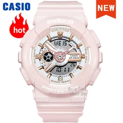 Casio-reloj baby-g para mujer, conjunto de relojes de marca de lujo para mujer, Relojes LED impermeables de 100m, reloj deportivo digital de cuarzo para mujer