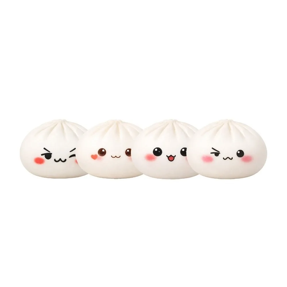 Gift Cute Dumplings Squishy Slow Resilience Soft Squishy Fidget Stress Relief Sensory Ball For Stress Anxiety Relief