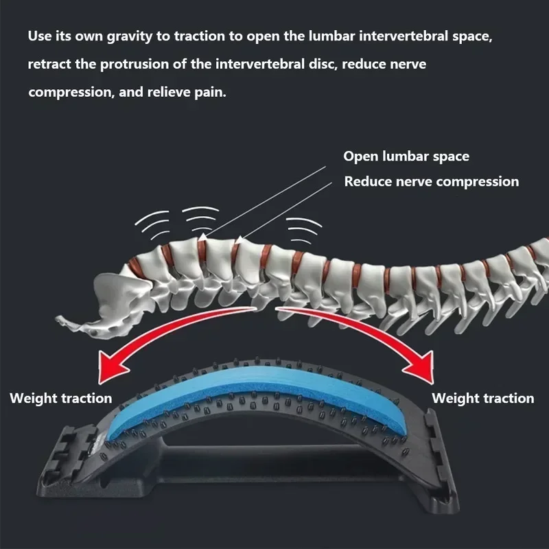 Rugbrancard Massager Multi-Level Verstelbare Massager Taille Nek Fitness Lumbale Cervicale Wervelkolom Ondersteuning Pijnstilling Fitness