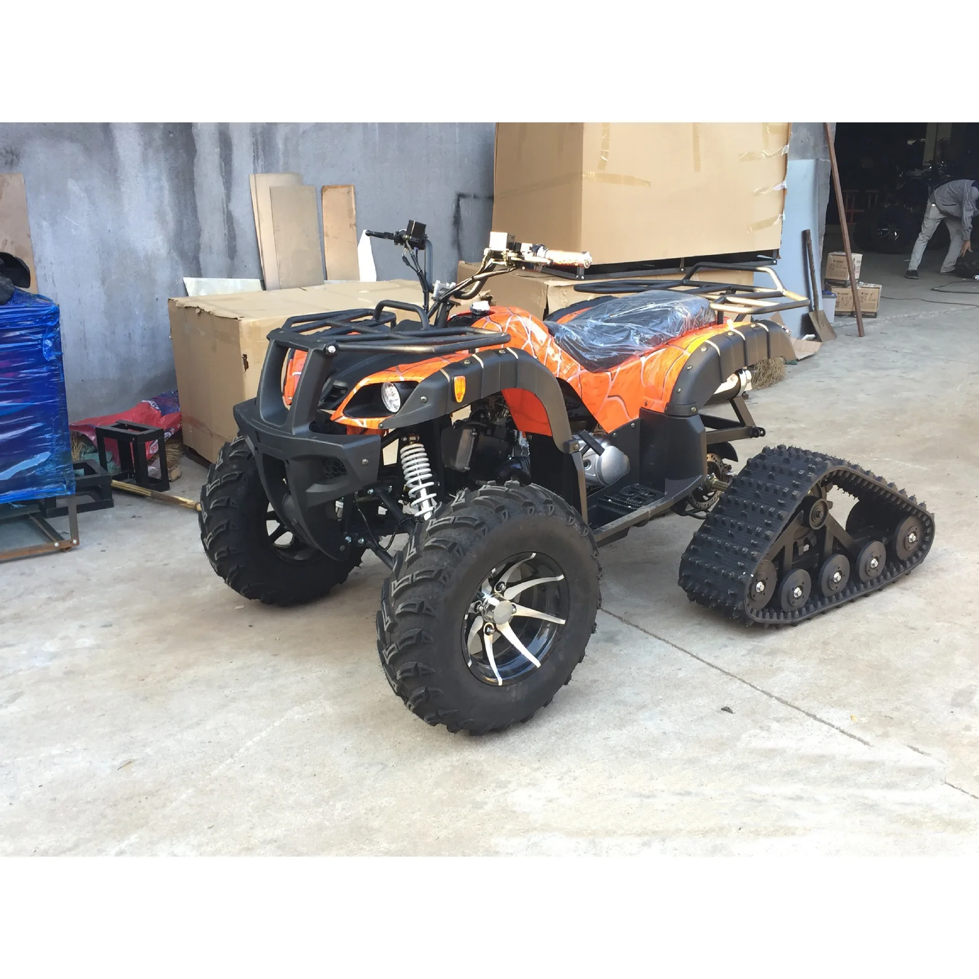 إيداع مبيعات المصنع مباشرة 200 Big Bull Four-wheel Mountain Motorcycle Snow Beach Car Track Wheel Go-kart، Sled