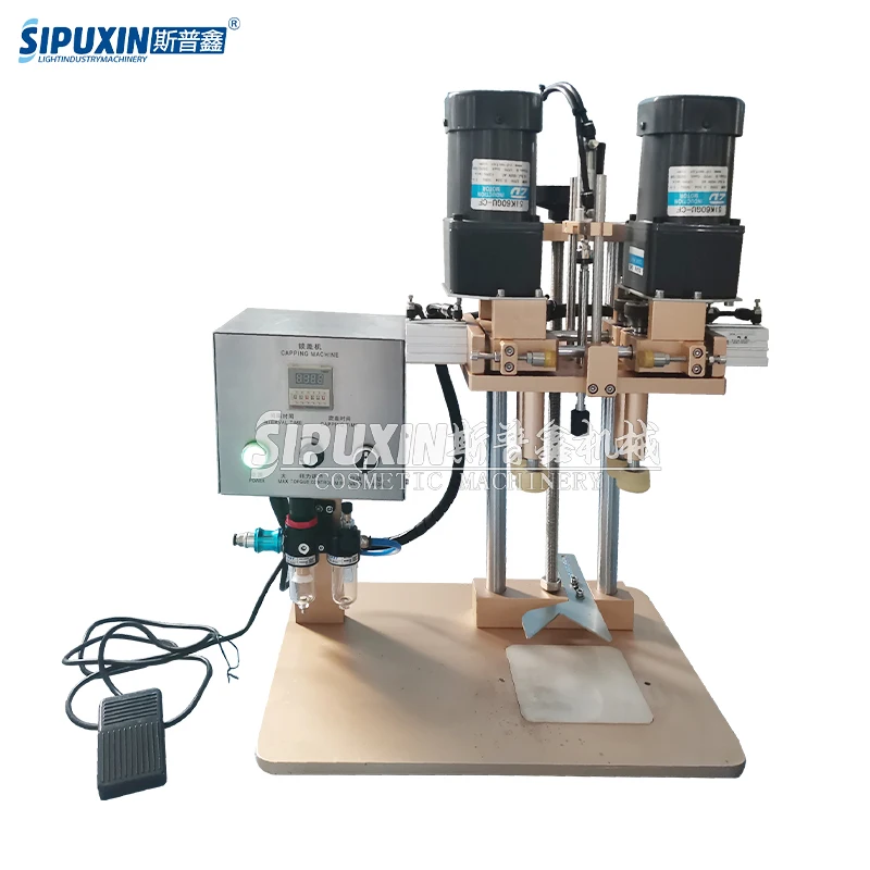 

Easy Operate Semi-Automatic Bottle Capping Machine for Screw Capping Sealing