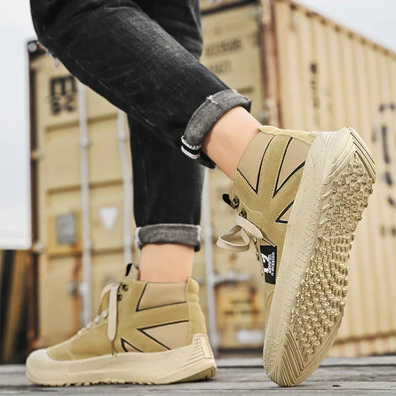 

Мужская обувь 2023 модная спортивная обувь мужские модные ботинки высокие повседневные ботинки уличная спортивная обувь ретро Мужская Спортивная обувь