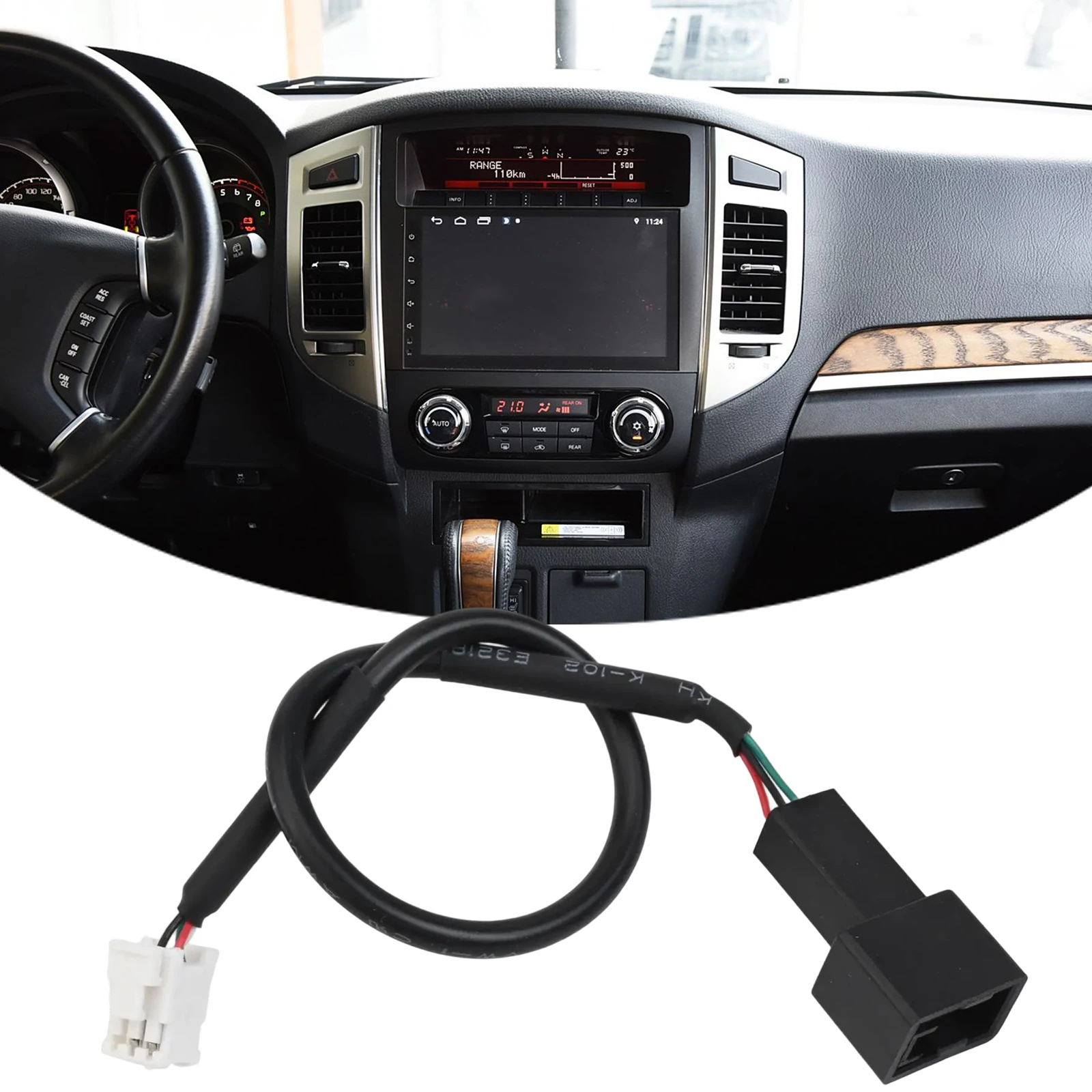 20CM USB Cable USB Female Cable Car Audio System Direct Installation Interface Compatibility For Mitsubishi 2018-Up