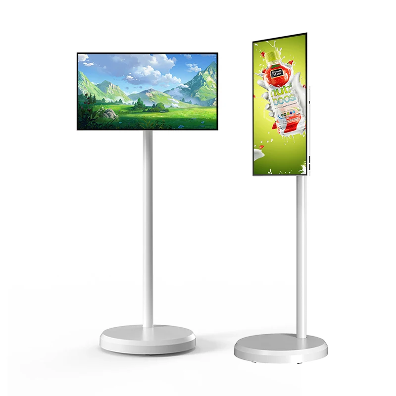 Built-In Camera 21.5 Inch Touch Screen Monitor Android 12 Wireless Display Portable TV with 5H 9H Battery Life